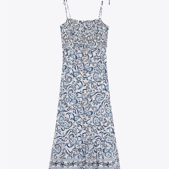 Zara Dresses & Skirts - Zara Printed Midi Dress